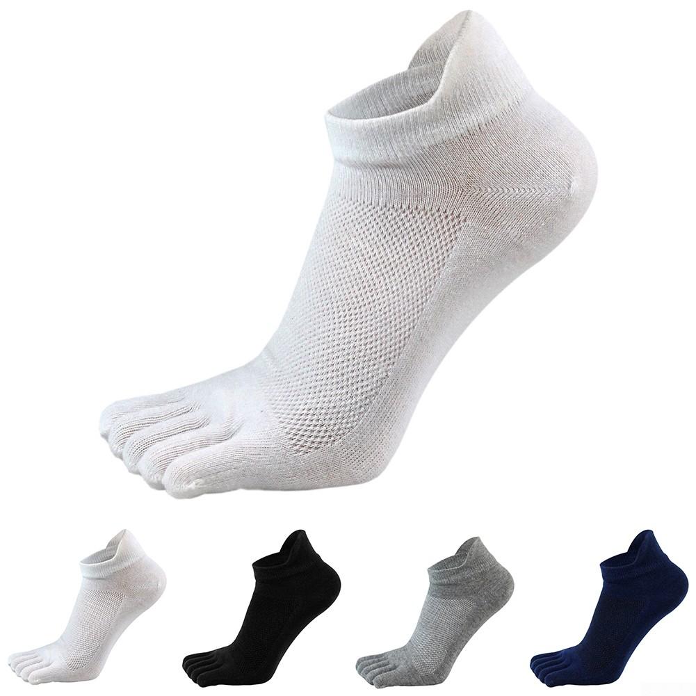 Black Separate Toe Socks Comfortable Five Fingers Men