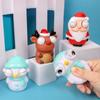 Креативный подарок Антистресс Снеговик Санта Клаус Сенсорные игрушки Игрушка-фиджет Детские игрушки Сжимаемые игрушки