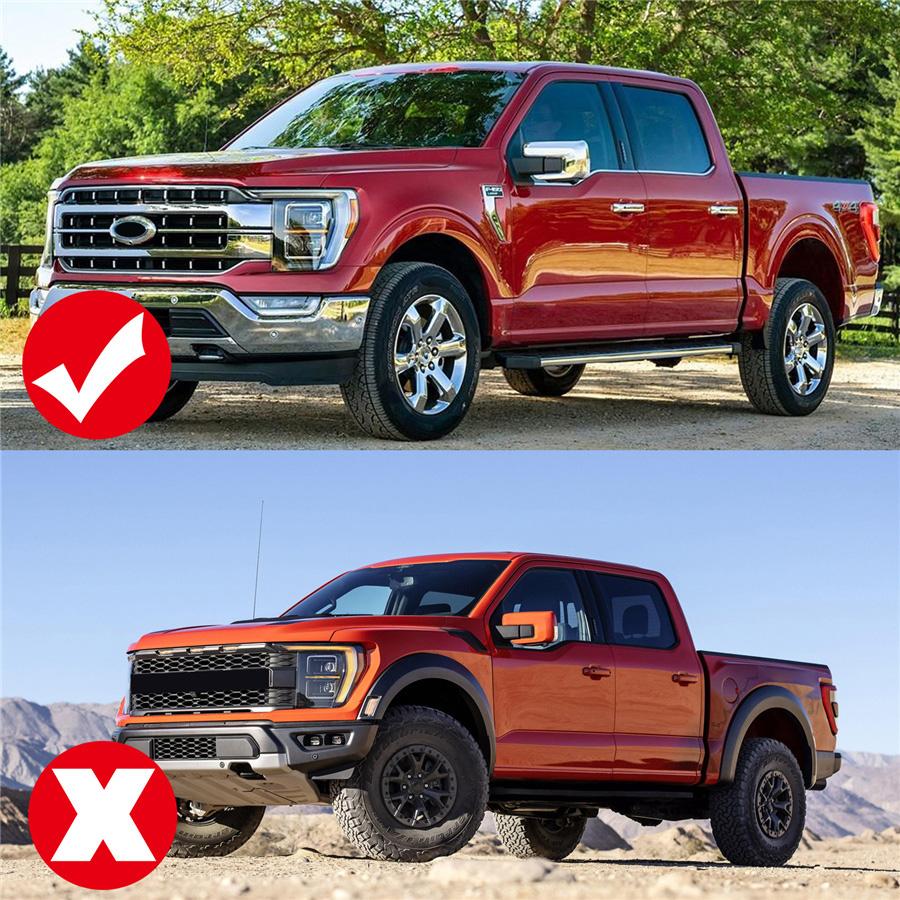 Накладки на эмблемы боковых крыльев под карбон для Ford F150 F-150 2021 2022