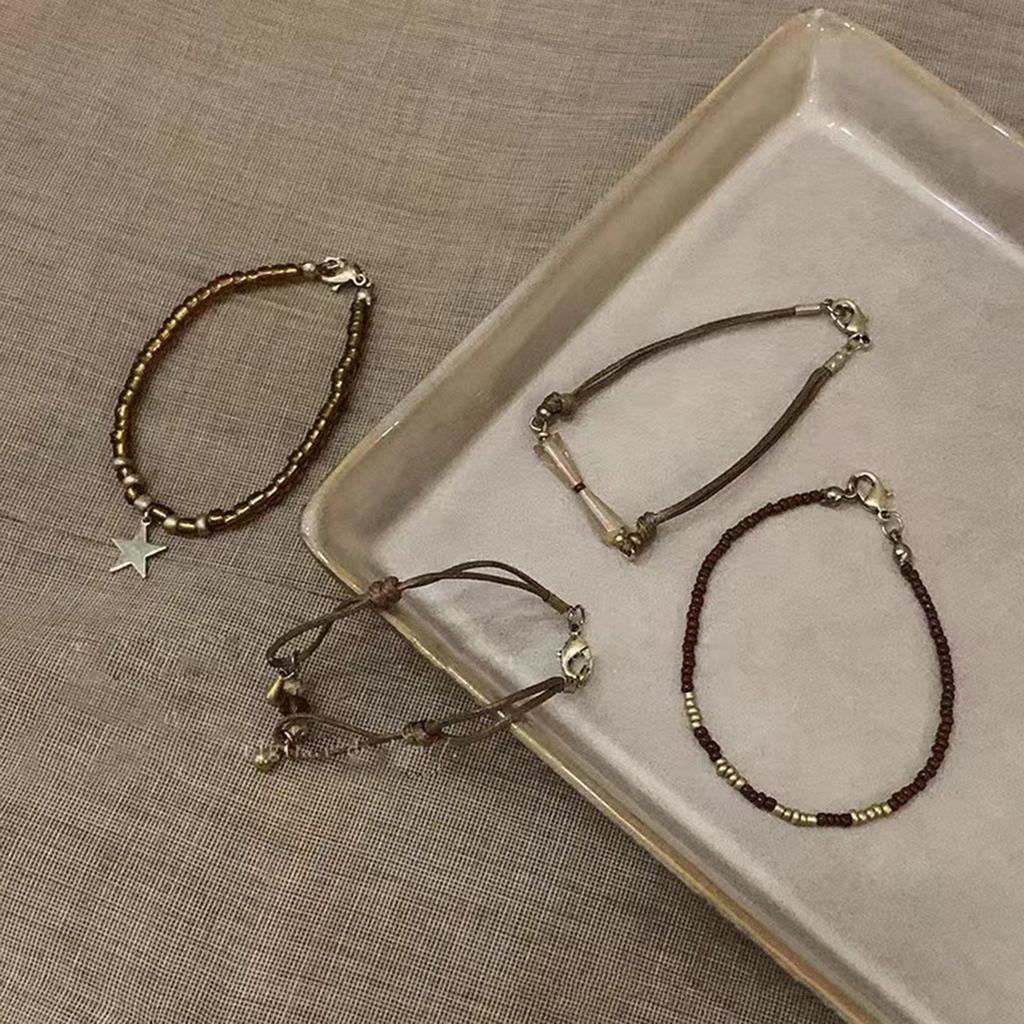 Бисерный браслет на запястье женский геометрический плетеный ювелирный аксессуар модный геометрический бисер ручной работы ювелирные изделия унисекс плетеный браслет