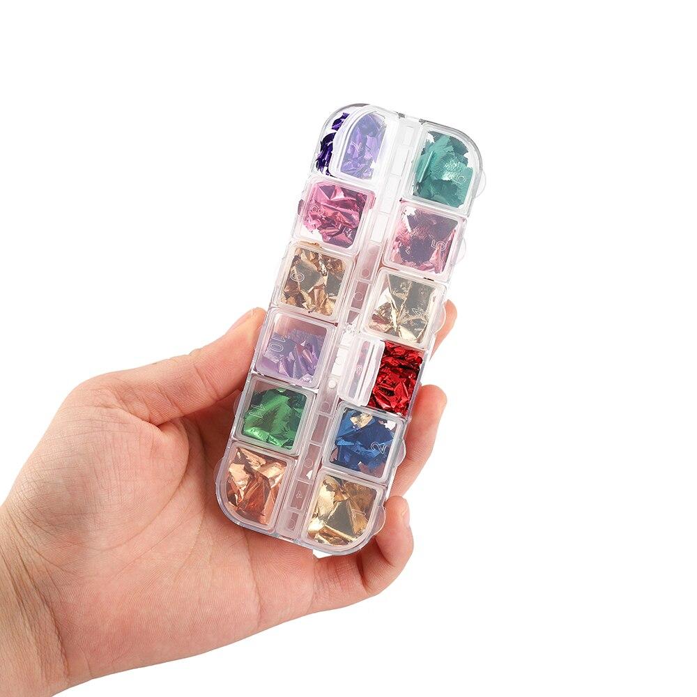 1 коробка, Золотая фольга для выпечки, декоративные хлопья сусального золота, золото, серебро, конфетти, сделай сам, дизайн ногтей, украшение, фольга, бумага, принадлежности для вечеринок