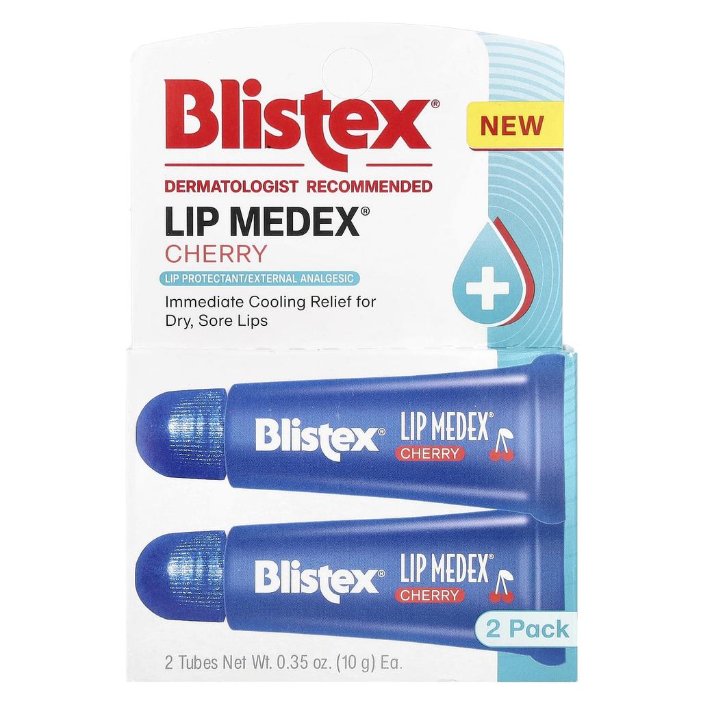 Lip Medex®, Cherry, 2 Tubes, 10G (0.35Oz) Each