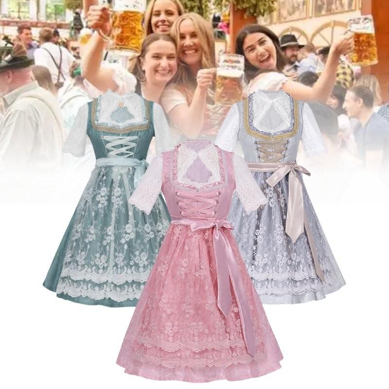 Стильный наряд для пивного фестиваля Октоберфест для женщин из удобной полиэстеровой ткани