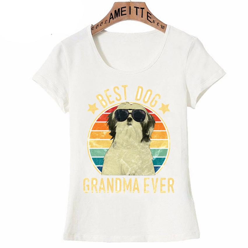Best Dog Grandma Ever Poodle Mother S Day T Shirt Fashion Women T Shirts Female Casual