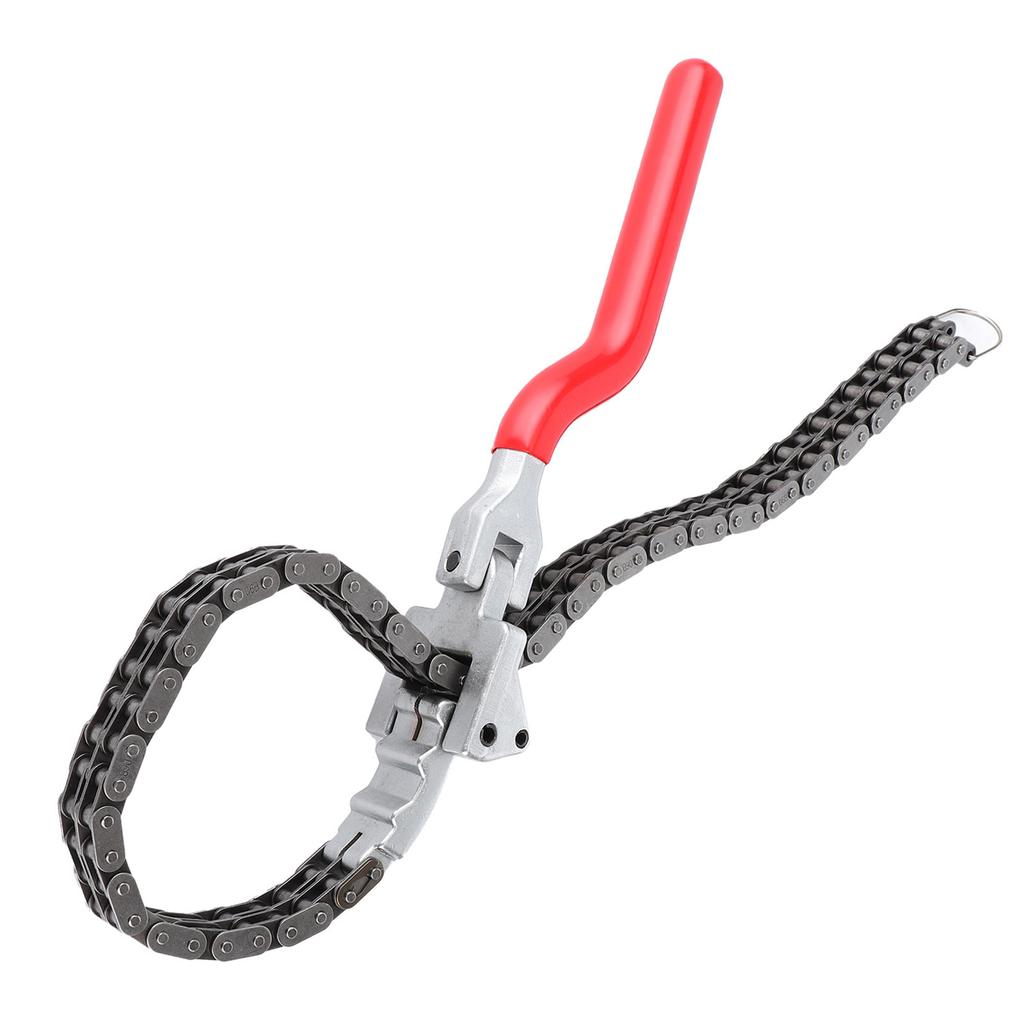 Auto Handle Tools Chain Type Oil Filter Wrench Spanner 13.8in Long Handle Ergonomic Auto Car Repairing Tool Oil Filter Spanner