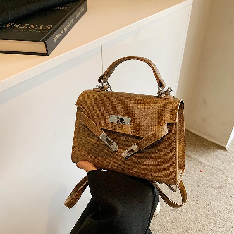 Ручная сумка-ниша женская ретро сумка через плечо осень-зима новая модная маленькая квадратная сумка сумка-мессенджер