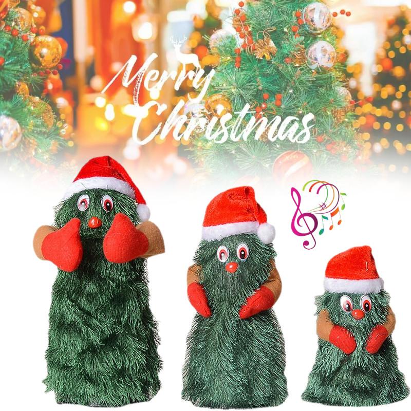 Дерево Электрическое Рождественское Вращающееся Танцующее Поющее Игрушки Кукла Подарок