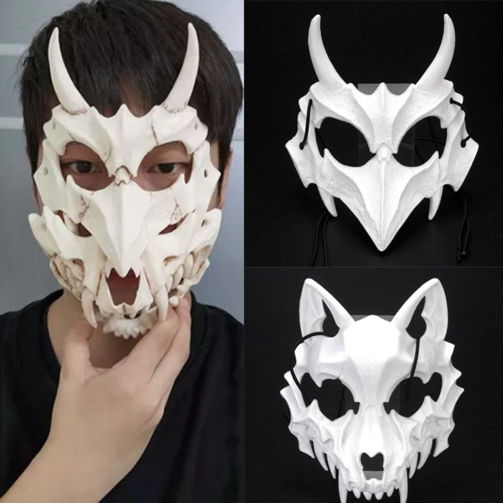 Cosplay Ropeplay Animal Mask Carnival Party Props Terror Mask Halloween Bone Skull Masks Demon Mask