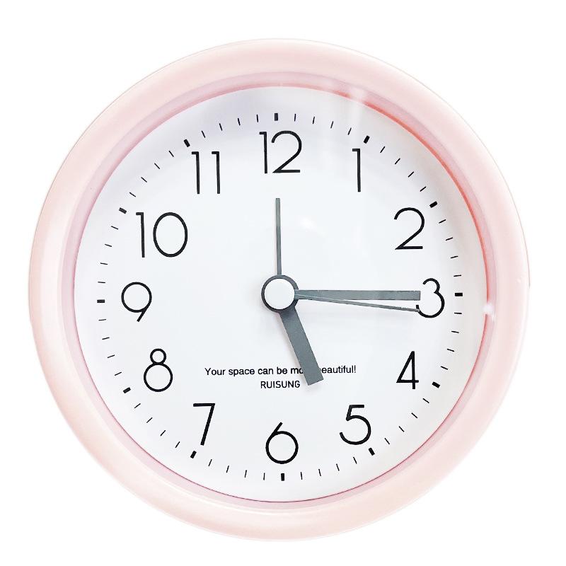 Small alarm clock, small fresh light color, new large digital silent with alarm, creative children's student desk clock