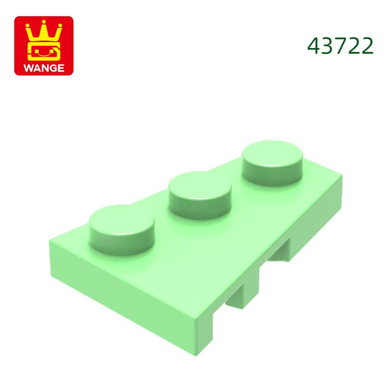 158 шт./лот 43723 2x3 Правый клин-пластина Строительные кубики Аксессуары MOC Совместимо с Фигурирующими кубиками Детские игрушки Идея для подарка Коробка