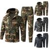 Men's Jacket Suit Camouflage Suit Mountaineering Suit Workwear Wear Resistant Waterproof Casual Outdoor Suit