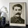 Винтажный металлический портрет Сталина для декора домашнего музея