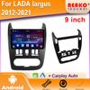 Android для LADA largus 2012-2021 Автомобильный радиоприемник Навигация GPS Мультимедиа Центральный беспроводной Carplay Стерео Экран Головное устройство 2DIN