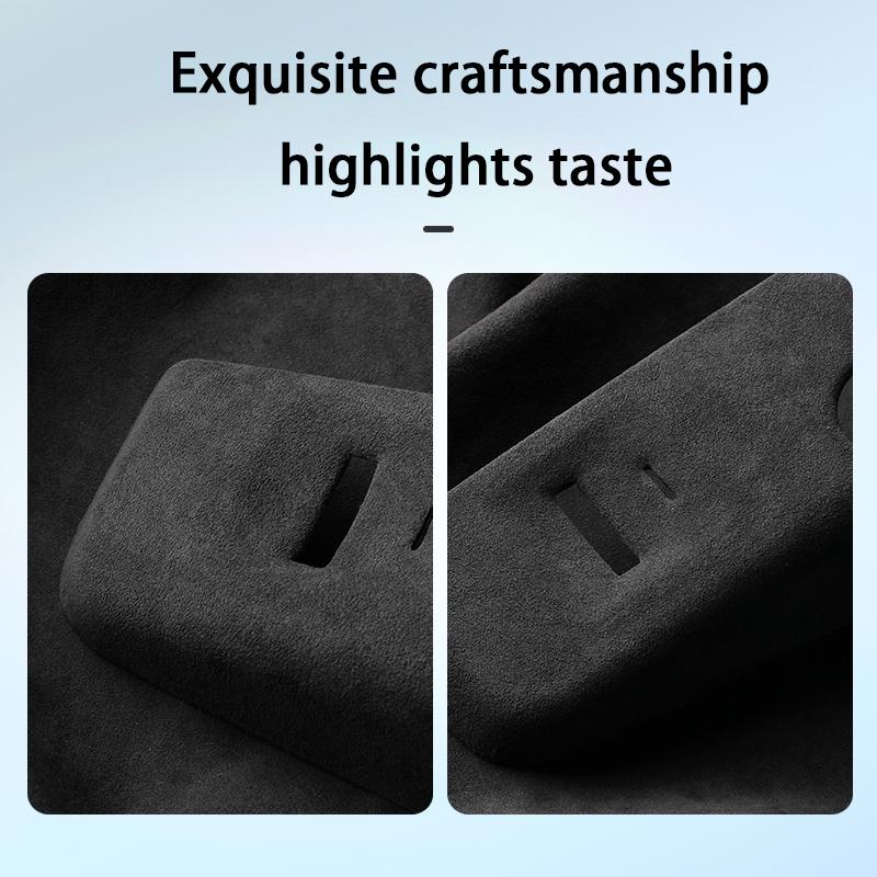 Suede Leather Car Interior Modification Window Button Panel Frame For Zeekr X 2023 2024 Accessories