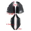 4× Front Cowl Side Winglet Wind Fin Spoiler Trim Cover For Honda ADV160 2022-23