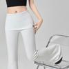 Ayollar uchun ingichka sport shimlari, past bel, drap, kontrast rangli tikuvlar, slim va ingichka, ko'p qirrali moda, mikro-tortuvli yoga shimlari
