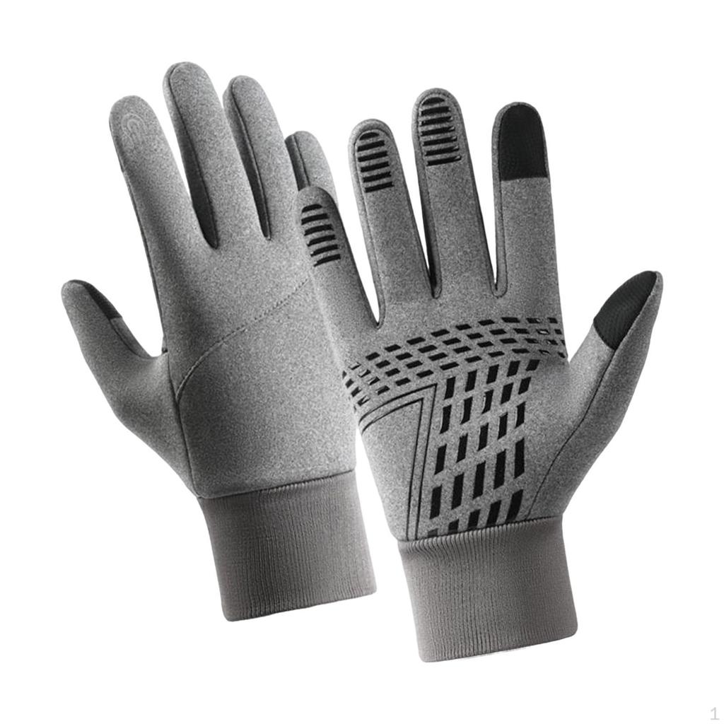 Зимние перчатки для сенсорного экрана, велоспорт, снег, сохраняющие тепло, варежки для спорта