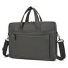 Briefcase Men's Business Canvas Men's Bag Laptop Bag Large Capacity Office Crossbody Oxford