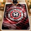 Flannel BlanketSheffield United Football Warm Soft Throw Blanket for Indoor Sofa Bed Living Room Use