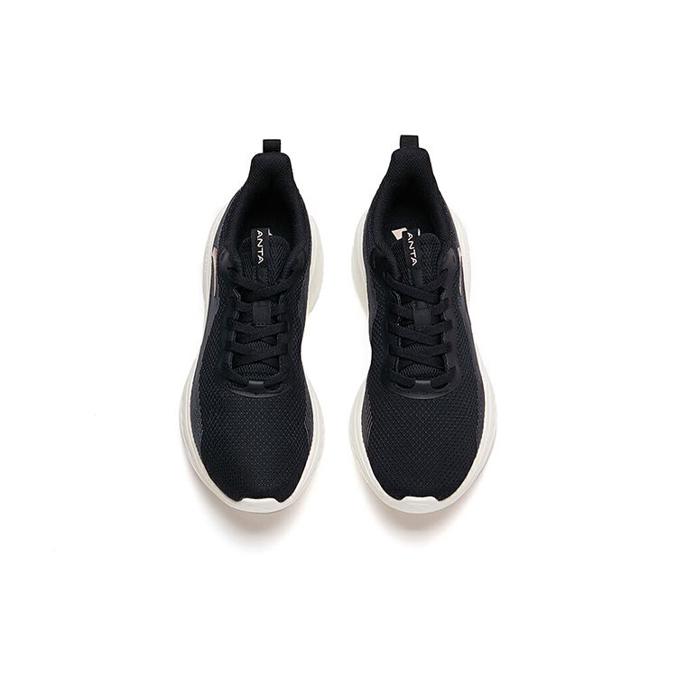 Anta Удобные дышащие прочные нескользящие низкие кроссовки для бега женские кроссовки черные 122135568-1