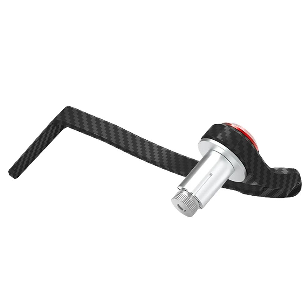 Universal Aluminum Alloy Motorcycle Brake Clutch Lever Protector, Carbon Fiber Style Handguard Shield for 13-19mm Handlebars
