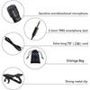 Lavalier Microphone, Professional Grade Omnidirectional Lapel Mic with Easy Clip On System, Ideal for Interviews, Video Conferencing, Podcasts, Voice