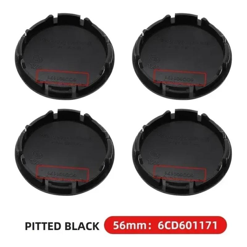 LVAXC1 40pcs 55mm 56mm 65mm 70mm Car Styling Wheel Center Cap Hub Covers Badge Accessories For VW Volkswagen Golf Sharan Passat Tiguan