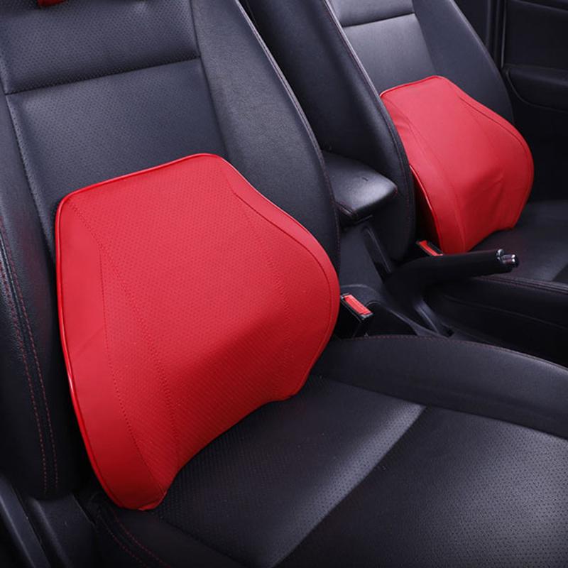 Space Memory Car Auto Seat Waist Back Support Pillow Back Cushion Pad Message Home Office