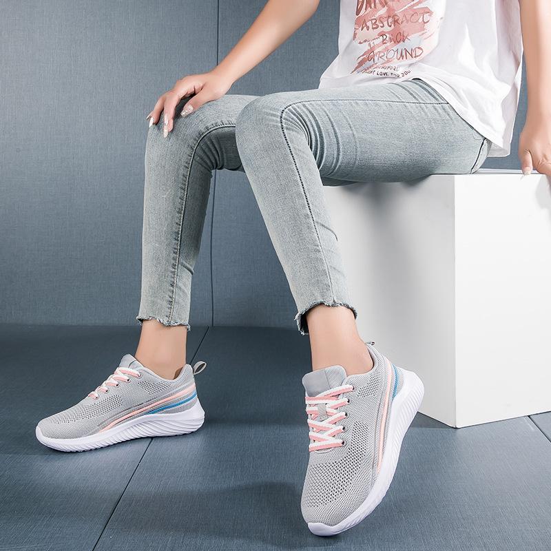 Кроссовки женские вулканизированные туфли серые кроссовки женские летние туфли на плоской подошве со шнуровкой женские большие размеры 36-42