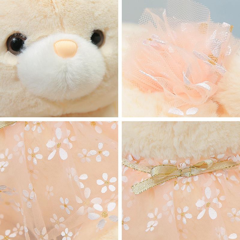 Teddy Bear Plush Toy Gift For Girls With Pp Cotton Filling In Pandora Bear Design