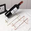 1PCS Retro Metal Red Wine Rack Design Wine Holder Home Bar Decor Shelf Display Beer Whisky Wine Bottles Holder Wine Rack