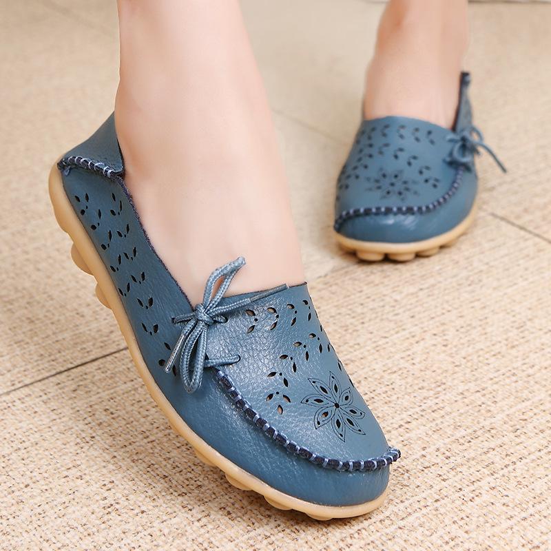 Women Flat Shoes Fashion Women Casual Shoes Breathable Women's Loafers Shallow Comfort Mom Shoes Ladies