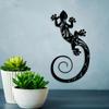 1pc 3D Lizard Metal Wall Art - Eye-Catching Home Decor for Living Room, Bedroom, and Office Wall Decor Metal Wall Hanging