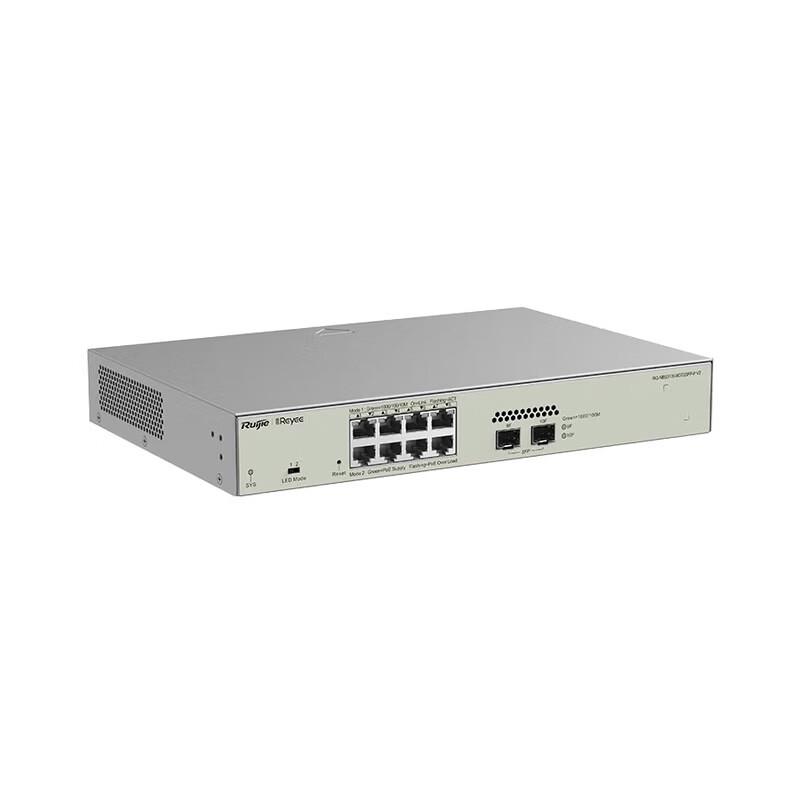 Ruijie RG-NBS3100-8GT2SFP-P V2 8-Port Gigabit Layer 2 Managed PoE+ Switch