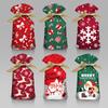 Christmas Candy Bag Santa Gift Bag Christmas Decoration for Home Snowflake Noel Present Bag Christmas Wrap Holders New Year