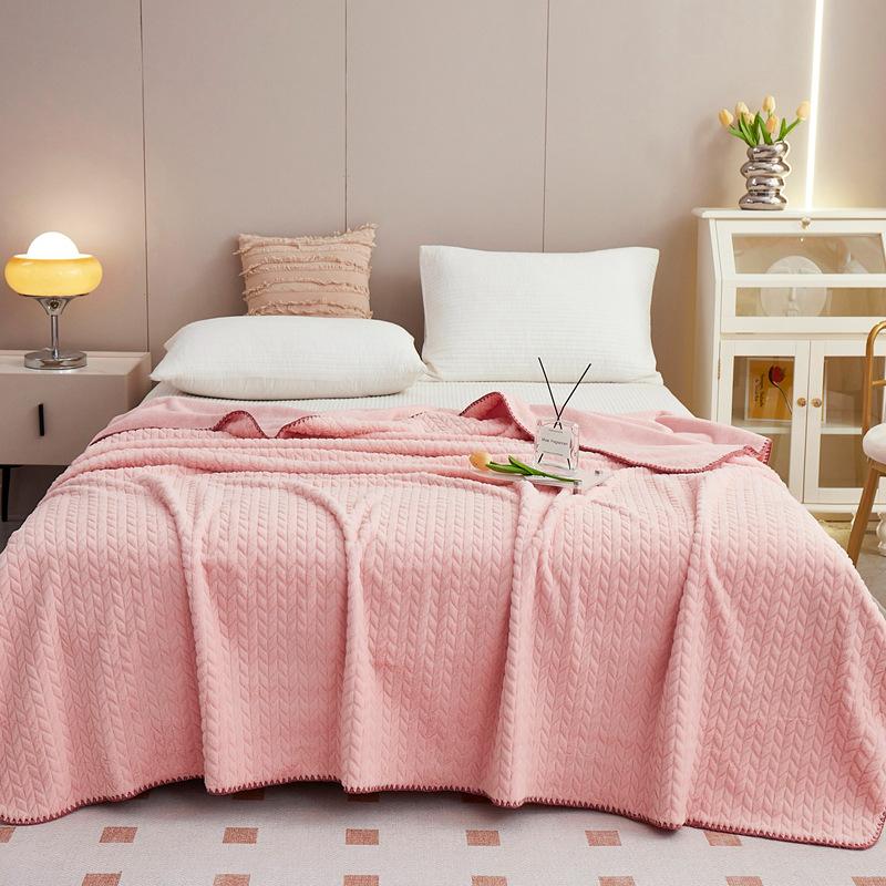 Пшеничный кролик плюшевый плед весенне-осенний двойной машинная стирка покрывало детское общежитие односпальный плед