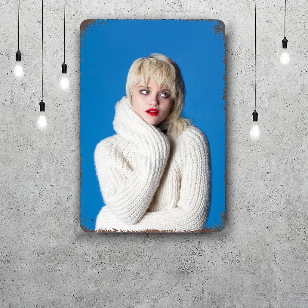 Sky ferreira Ретро Винтажная Жестяная Вывеска Постер Декоративная Табличка Металлическая Пластина Настенный Декор