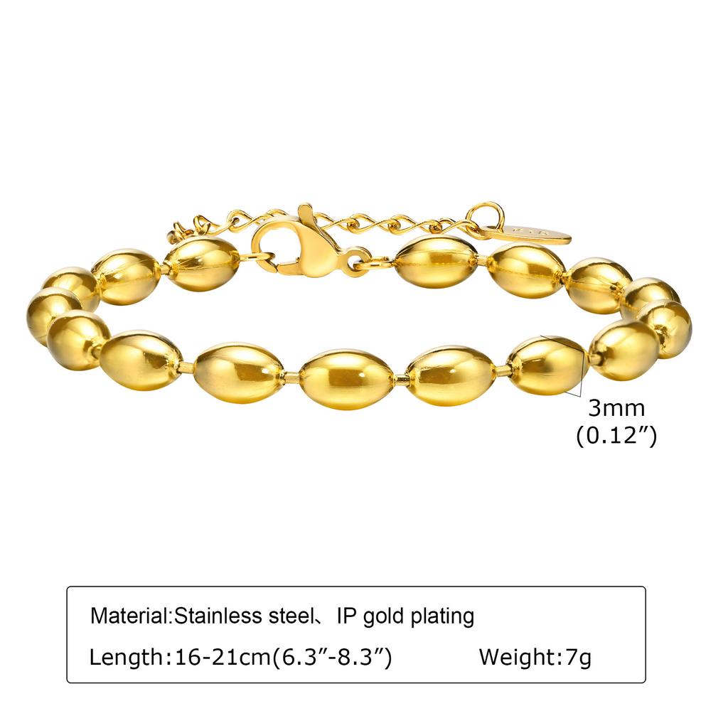 Chunky Stainless Steel Link Chain Bracelet For Woman, Gold Plated Layering Bracelets Wristband Waterproof Zircon