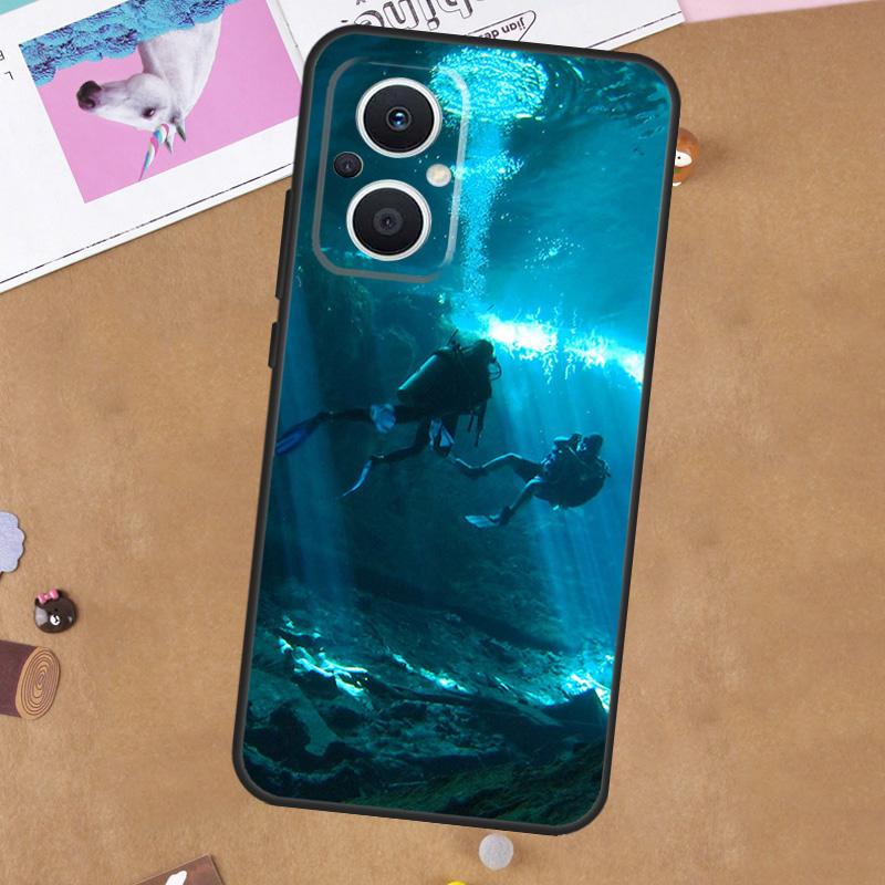 Scuba Diving For OPPO Reno 12 13 14 11 10 Pro 14F 13F 12F 11F 7 8 Lite 8T OPPO Find X9 X5 X6 X8 Pro Case
