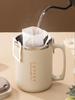 480ml 304 Stainless Steel Coffee Mug With Lid&Spoon&Straw,Insulated Coffee Cup For Student Adult Office Drinking Cup