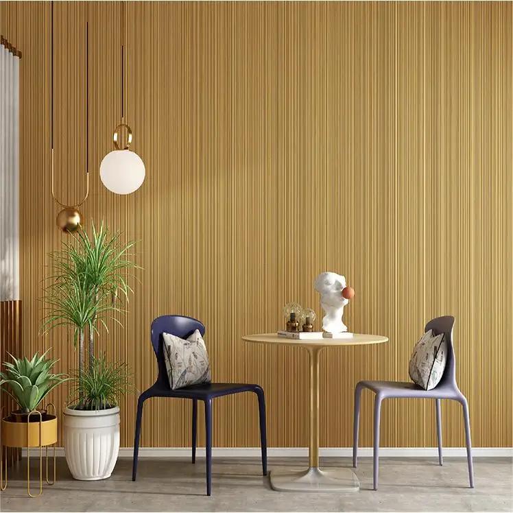 Современные минималистичные серые полосатые обои для фона гостиной спальни, несамоклеящиеся обои carta da parati