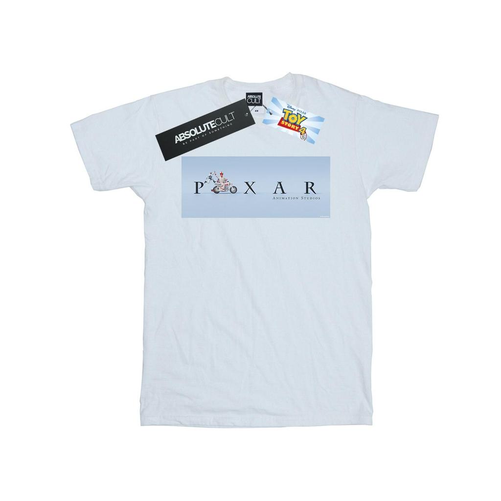 Disney Womens/Ladies Toy Story 4 Duke Caboom Pixar Studios Logo Cotton Boyfriend T-Shirt