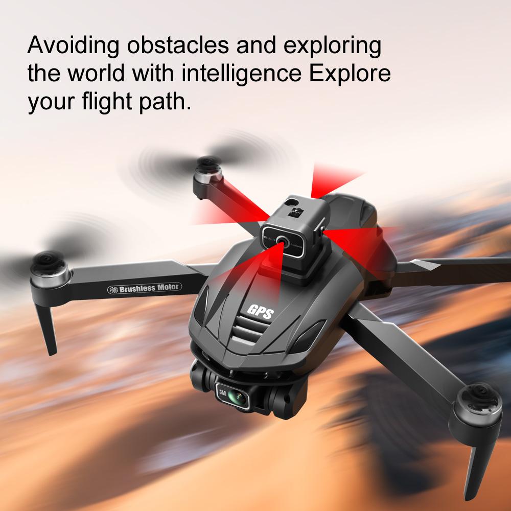 V168 Pro MAX GPS Дрон 8K Профессиональная Двойная HD Камера 5G WIFI FPV 360° Обход Препятствий Бесколлекторный Радиоуправляемый Квадрокоптер Дроны Игрушки