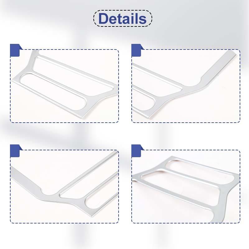 Car Central Control Navigation Panel Decorative Cover Stickers Fit For Ford Mustang 2015 Up ABS Interior Accessories