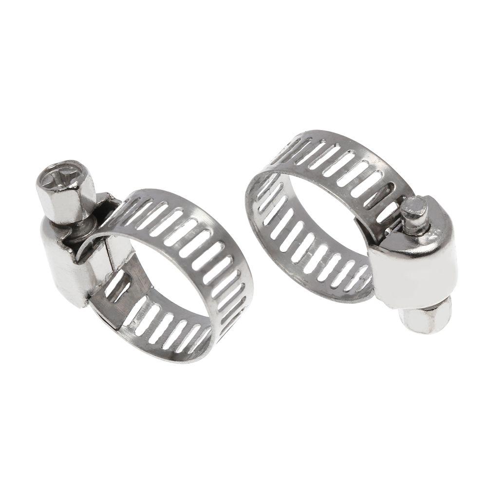 10 pcs New Welding Repair Tool Exhaust Hardware T Bolt Hose Clamps Pipe Clip Stainless Steel