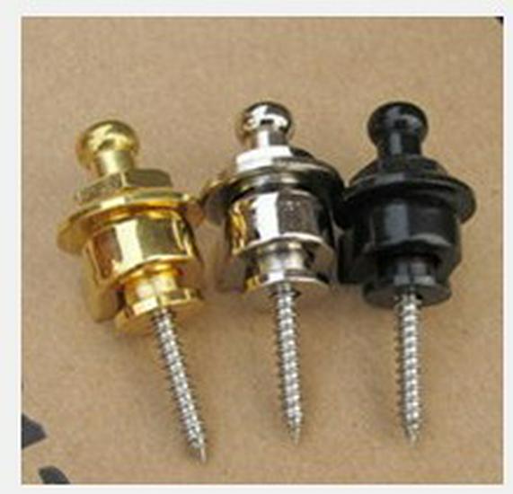 Non-slip Electric Guitar Strap Button - Scratch-proof Round Head End Pin Accessory