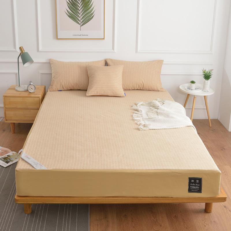 Хлопчатобумажное полотенце, шестисторонняя водонепроницаемая простыня, противоскользящий коврик и коврик для защиты от мочи, покрывало Mengsi, молния, пылезащитный чехол