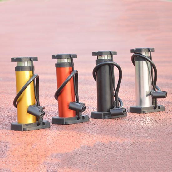 Портативный 120 фунтов на квадратный дюйм педальный тип велосипед мотоцикл воздушный насос семейный инфлятор