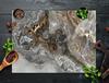 Glass stove top protector 70x52 Marble