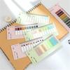 200 листов/набор Пастельные липкие заметки Моранди Набор Линейка ПЭТ-лента Индексные вкладки и закладки для страниц Журналы Планировщики Школьные и офисные принадлежности Блокнот для заметок